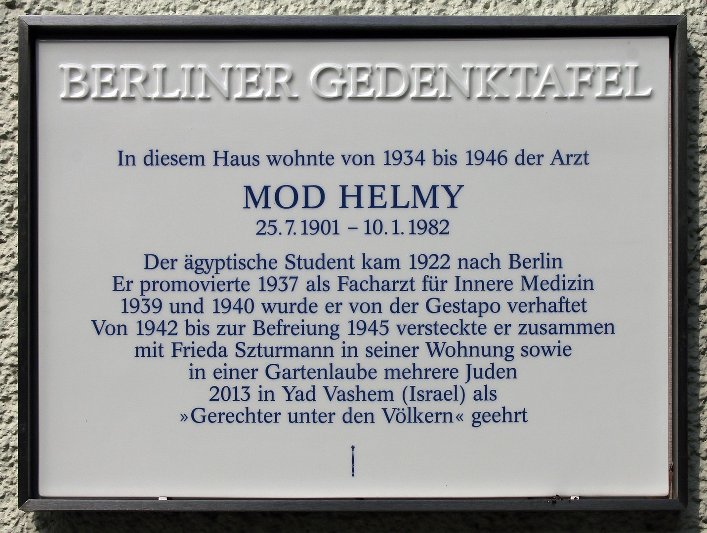 Wie der ägyptische Arzt Mohamed Helmy einen jüdischen Teenager im Nazi-Berlin rettete