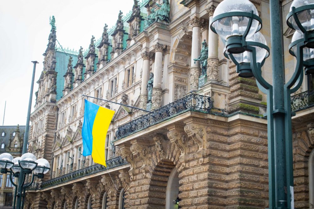 Hamburg zeigt Solidarität mit der Ukraine