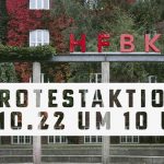 HFBK Protestaktion