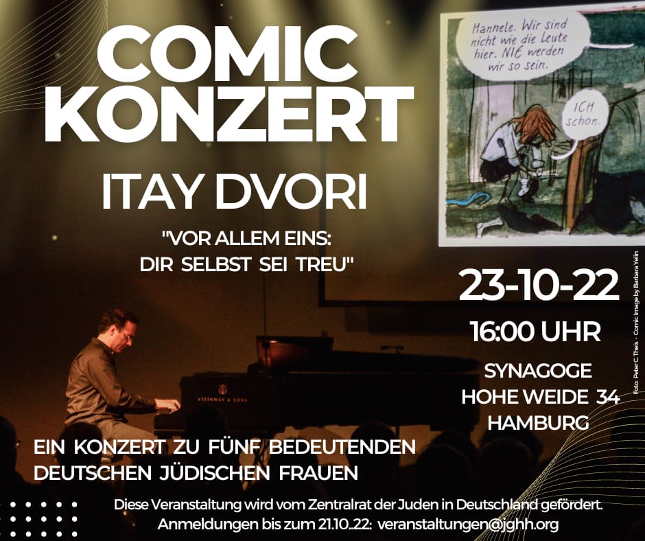 „Vor allem eins: Dir selbst sei treu“: Comic-Konzert zu fünf bedeutenden deutschen jüdischen Frauen