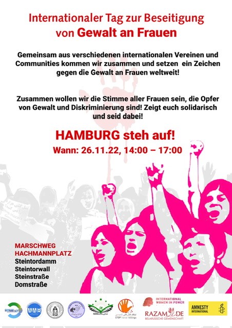 Hamburg marschiert für die Frauenrechte