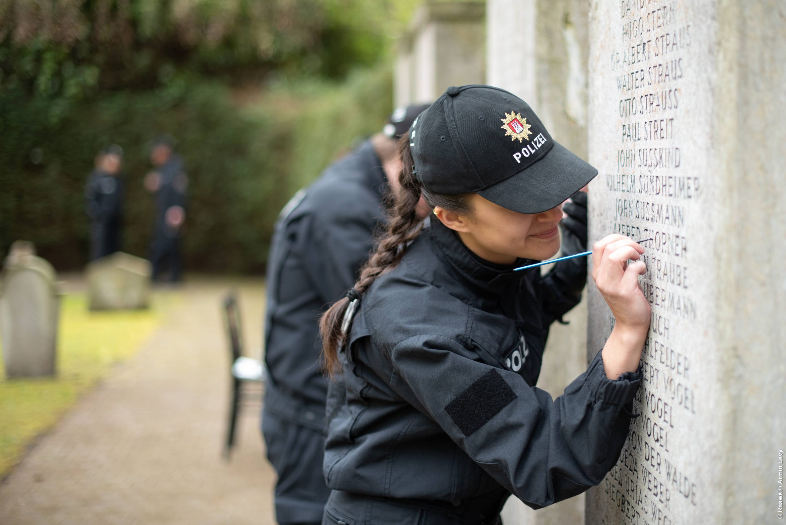 Polizeiakademie: Pflege des jüdischen Friedhofs Ilandkoppel