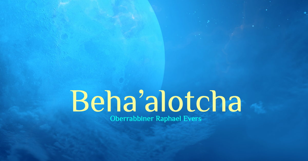 Beha’alotcha: Vor der Menora befand sich eine Treppe mit drei Stufen