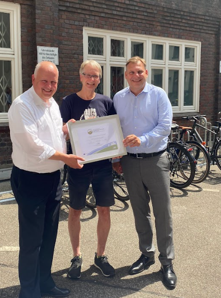 Personalamt Hamburg ist fahrradfreundlicher Arbeitgeber