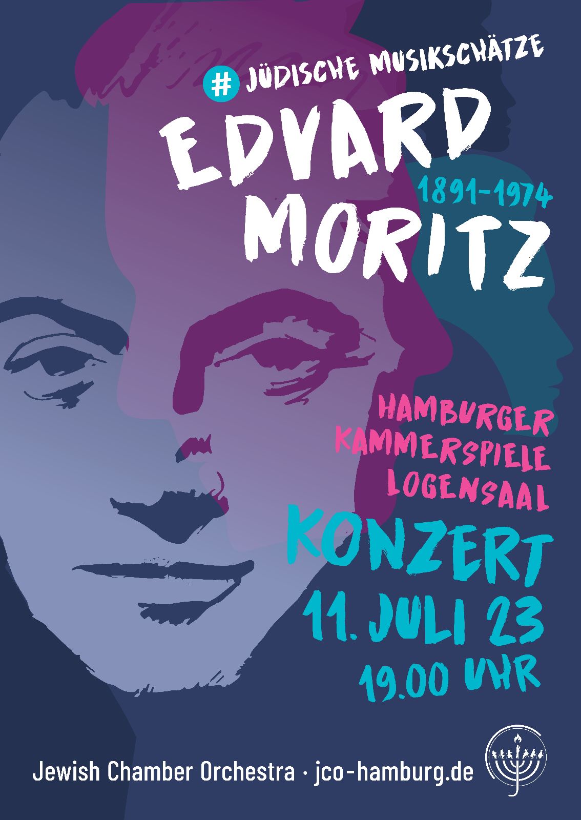 Jüdische Musikschätze - Edvard MoritzKonzert des Jewish Chamber Orchestra Hamburg
