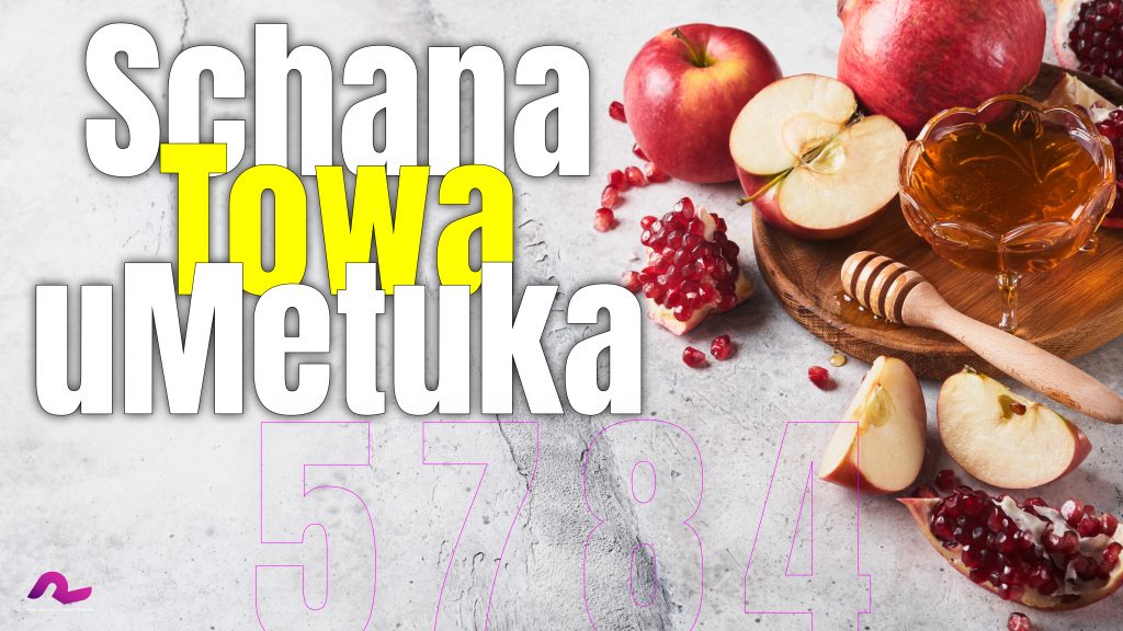 Liebe Freunde, wir wünschen Ihnen und Ihren Familien Schana towa uMetuka! Möge es für uns alle ein gutes, süßes und vor allem friedliches Jahr 5784 werden.