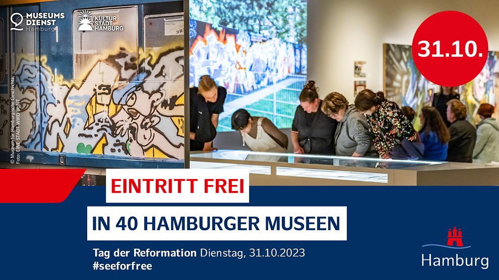 Hamburg: #seeforfree –  Freier Eintritt in mehr als 40 Museen am 31. Oktober