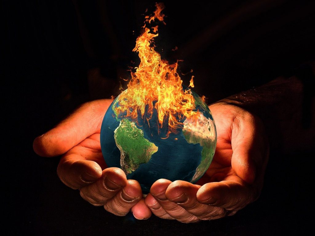 Welt brennt