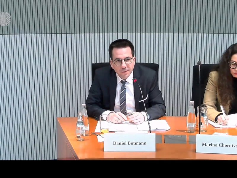 Stellungnahme Daniel Botmann im Fachgespräch