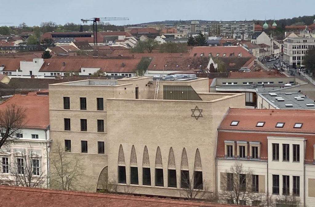 Die Synagoge POtsdam aus der Vogelperspektive
