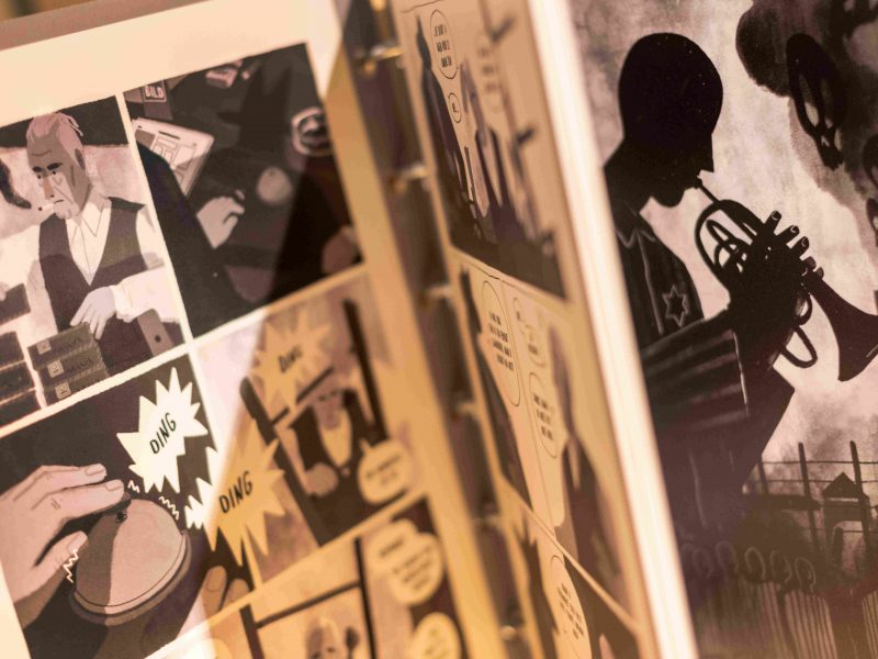 Graphic Novel Projekt eröffnet Ausstellung in der Gedenkstätte Neuengamme