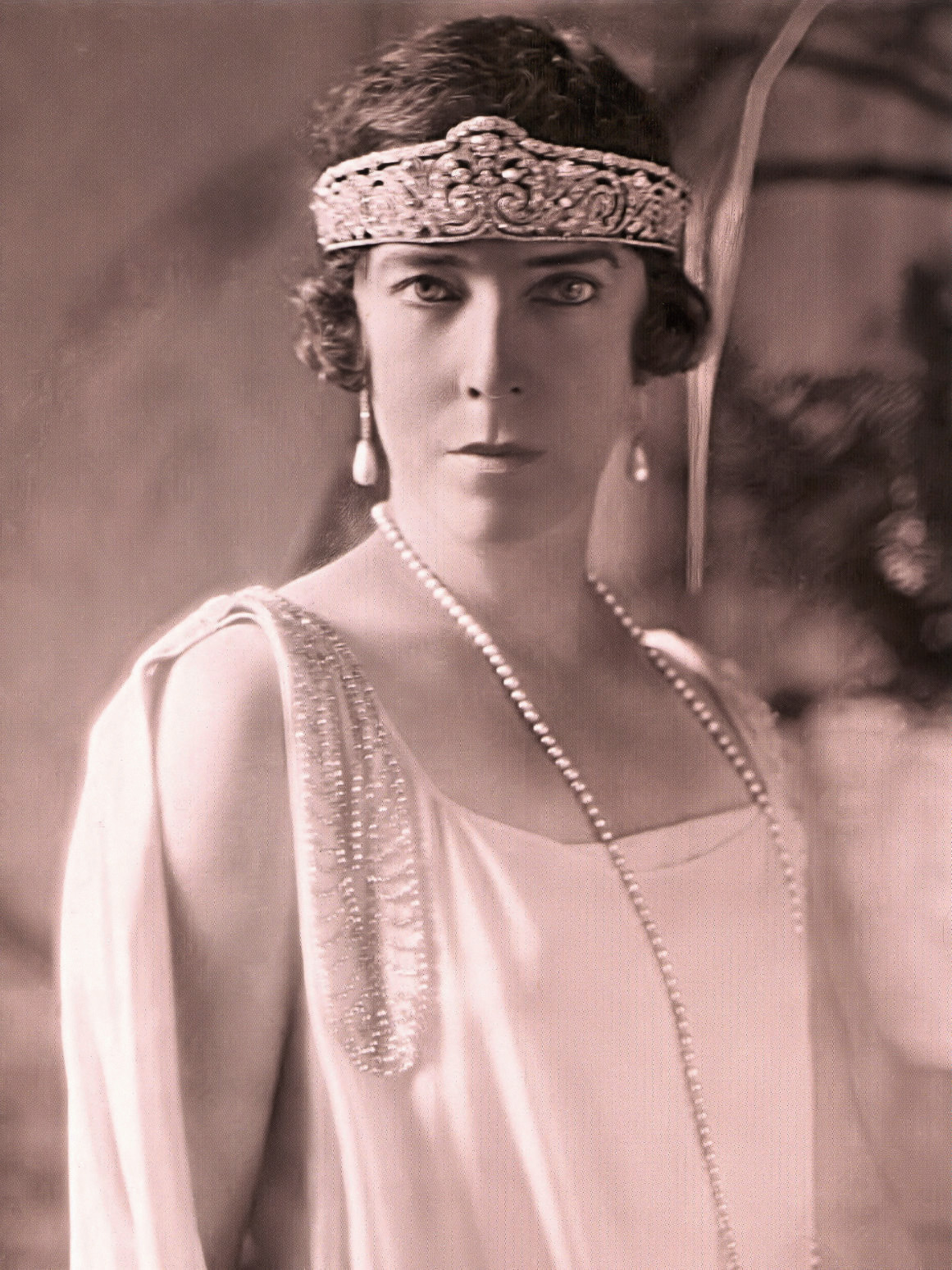 Schwarz weiss Bild von Elisabeth von Belgien