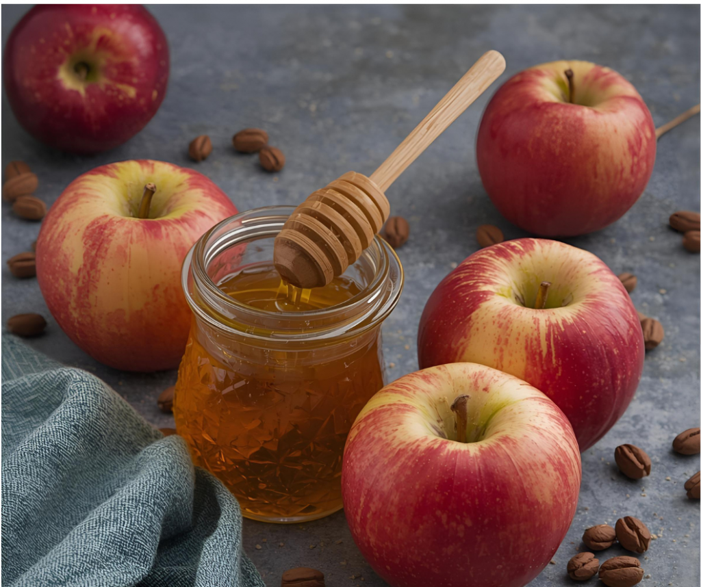 Äpfel mit Honig