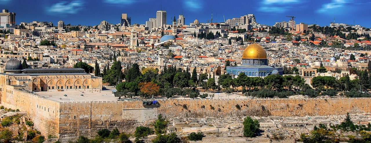 Die Skyline von Jerusalem