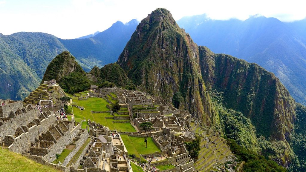 Der Machu Pichu Berg in Peru