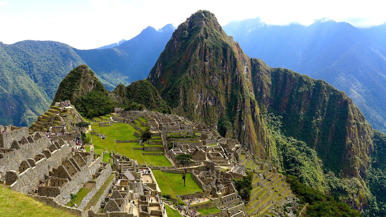 Der Machu Pichu Berg in Peru