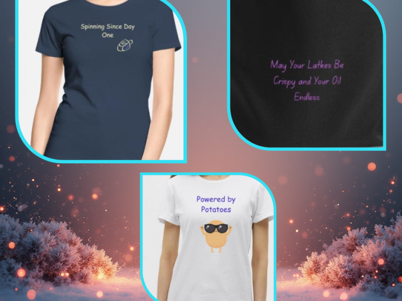 Neue Hanukkah-Kollektion von Raawi jetzt auf Spreadshirt erhältlich