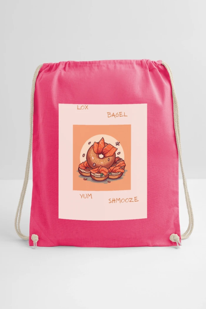 Lachsbagel Brunch Turnbeutel