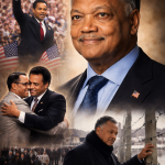 Jesse Jackson in verschiedenen Situaionen