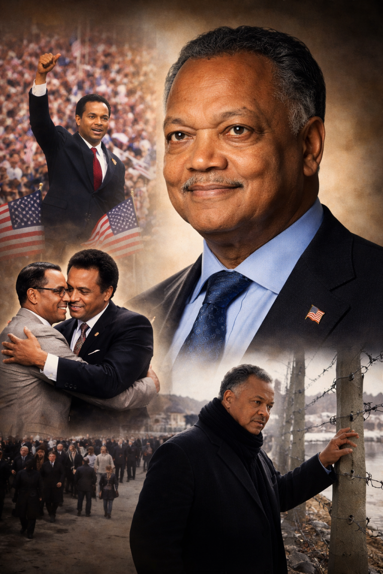 Jesse Jackson in verschiedenen Situaionen