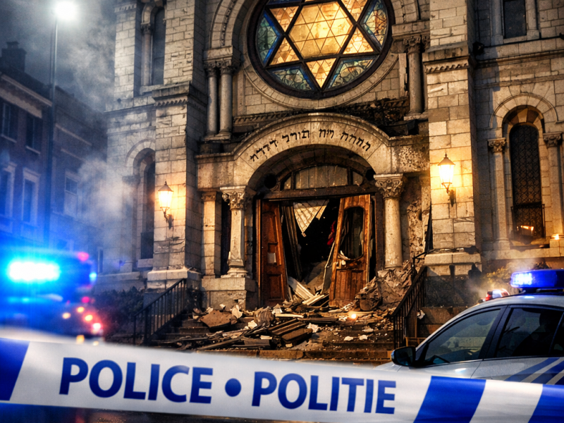 Explosion vor Synagoge in Lüttich – Ermittlungen wegen möglichem antisemitischen Terroranschlag