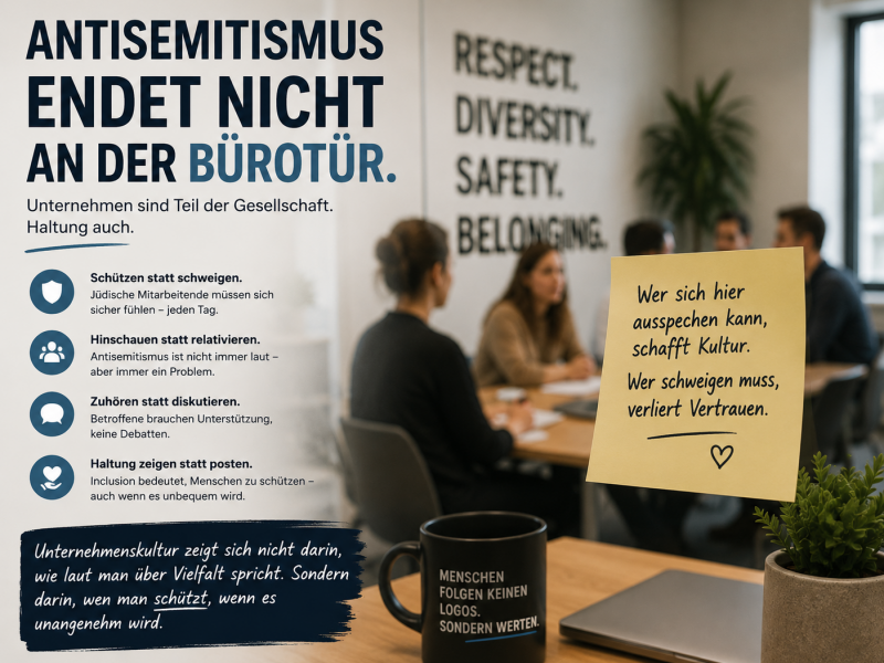 Antisemitismus am Arbeitsplatz: Wie sich der gesellschaftliche Hass auf jüdische Menschen im Berufsalltag zeigt